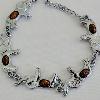 Adorable elephant settings with 6x4 mm Goldstone cabochons

15 cm expands to 28 cm

Silver plated