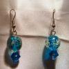 Blue-dark blue Lampwork Glass earrings (23mm drop)

Bead sizes 8mm, 12mm

Silver plated