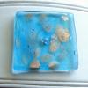 40mm Lampwork Glass square donut

Weight 19g