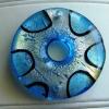 45mm Lampwork Glass round donut

Weight 26g