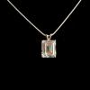 12x10mm Clear Cubic Zirconia pendant 

(shown on black background)